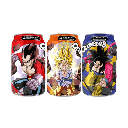 Ocean Bomb Dragonball Sparkling Water Cherry (3 Designs)