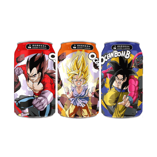Ocean Bomb Dragonball Sparkling Water Cherry (3 Designs)