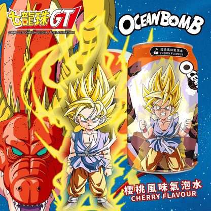 Ocean Bomb Dragonball Sparkling Water Cherry (3 Designs)