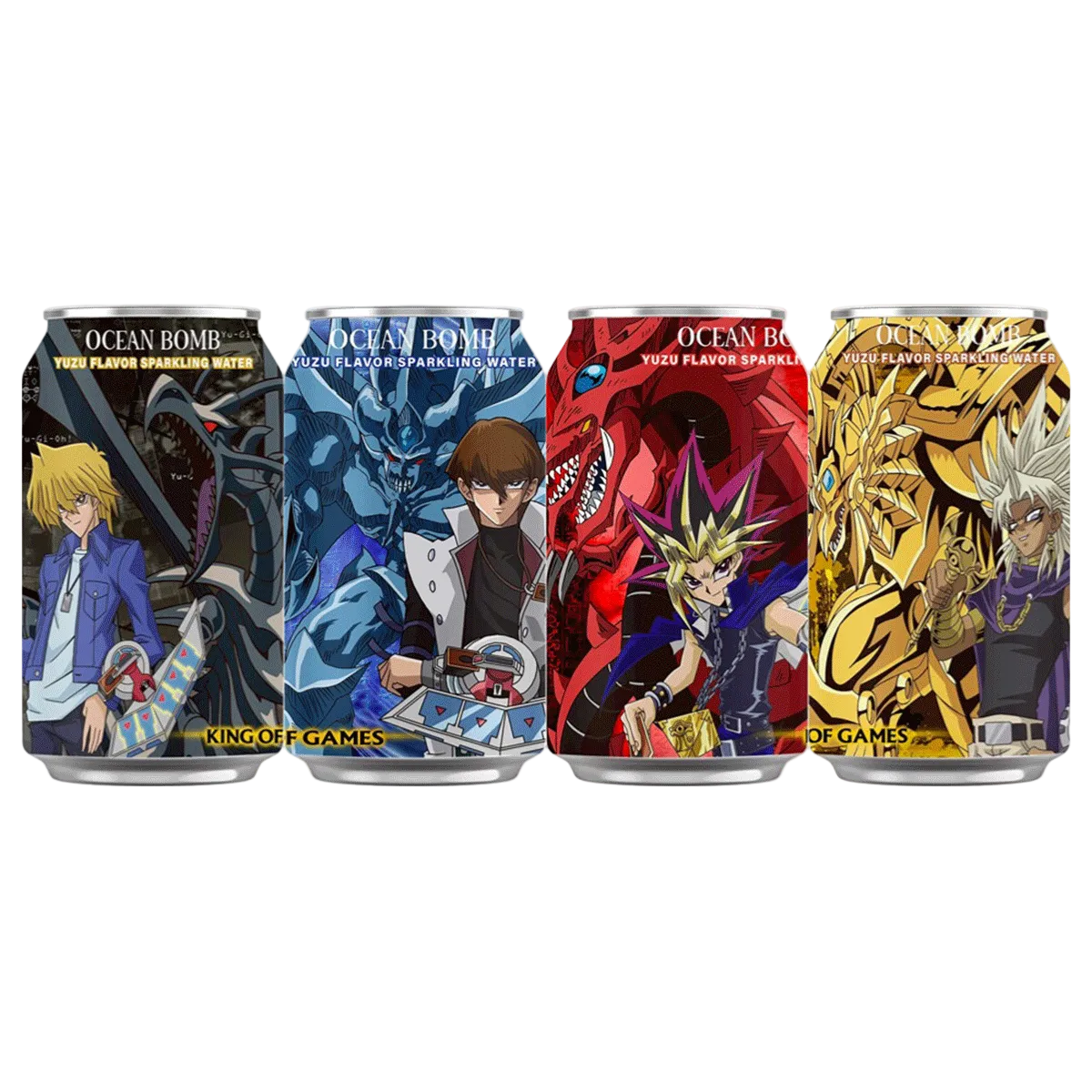 Ocean Bomb King of Game Sparkling Yuzu Flavor 330ml (4 Designs)