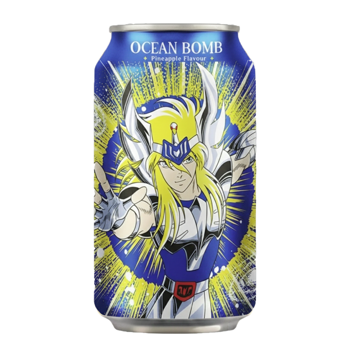 Ocean Bomb Saint Seiya Sparkling Water Pineapple 330ml