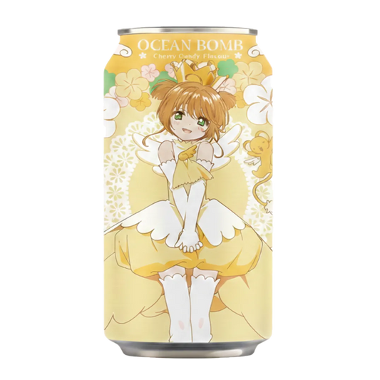 Ocean Bomb Cardcaptor Sakura Sparkling Water Cherry Candy Flavor 330ml