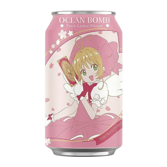 Ocean Bomb Cardcaptor Sakura Sparkling Water Peach Lychee