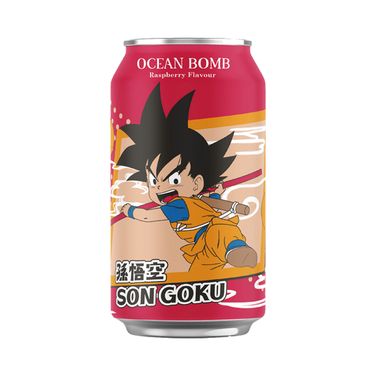 Ocean Bomb Dragonball Sparkling Water Rasberry Flavor 330ml