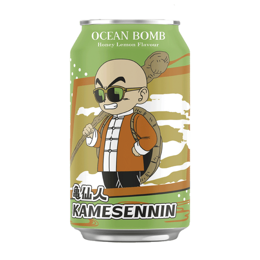Ocean Bomb Dragonball Sparkling Water Honey Lemon Flavor 330ml