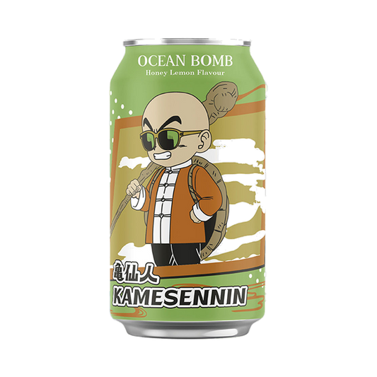 Ocean Bomb Dragonball Sparkling Water Honey Lemon Flavor 330ml