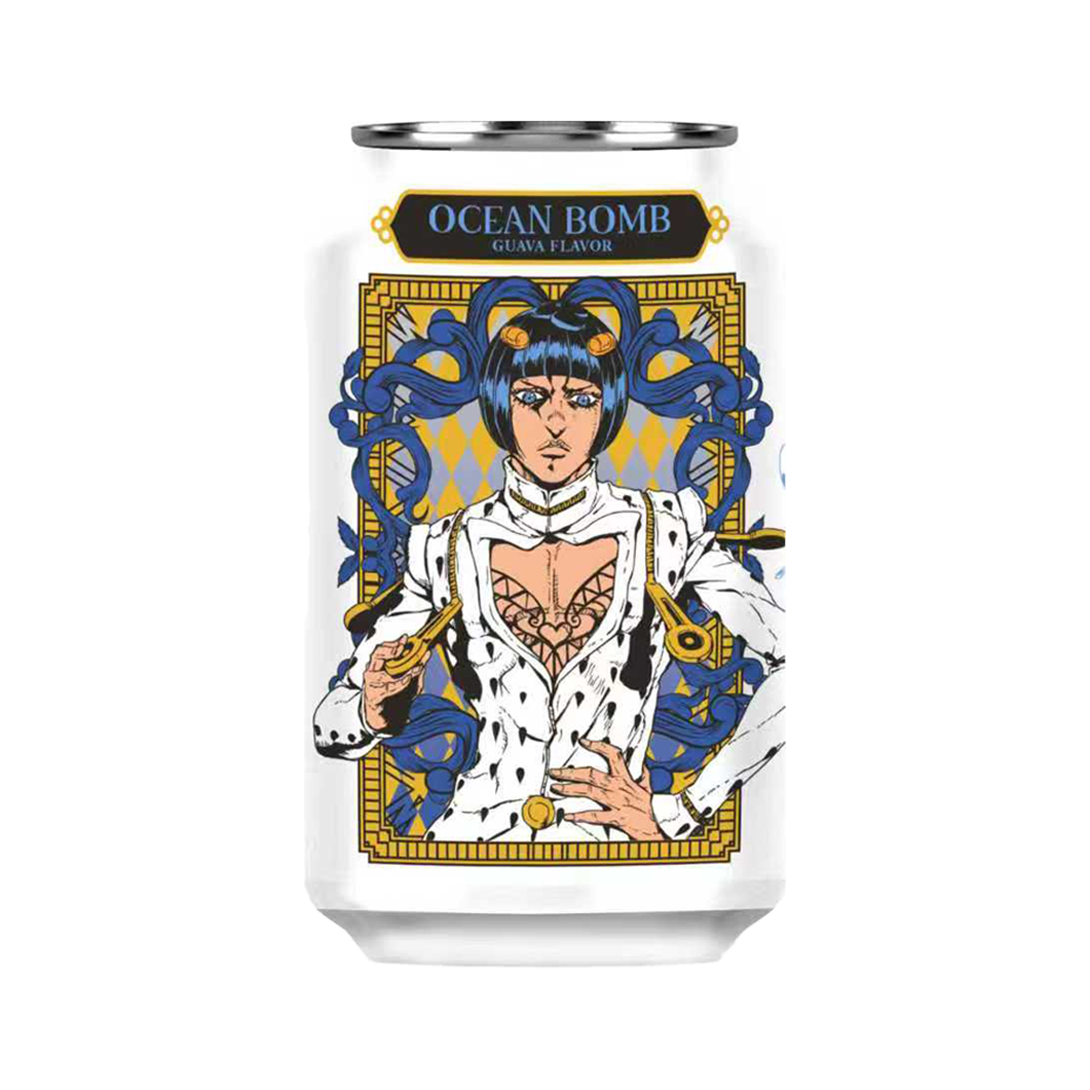 Ocean Bomb JoJo's Bizarre Adventure Sparkling Water Guava Flavor 330ml