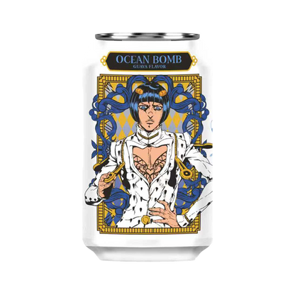 Ocean Bomb JoJo's Bizarre Adventure Sparkling Water Guava Flavor 330ml