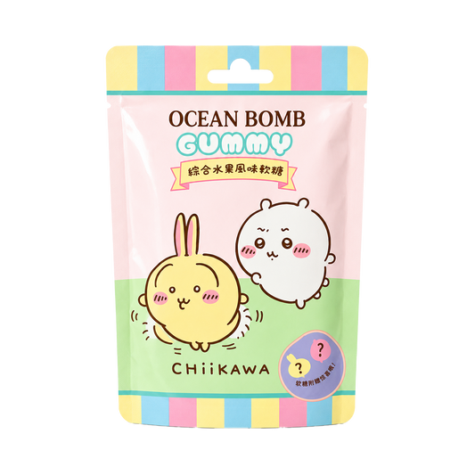 Ocean Bomb Chiikawa Assorted Fruit-Flavored Gummy (Strawberry & Mango) 30g