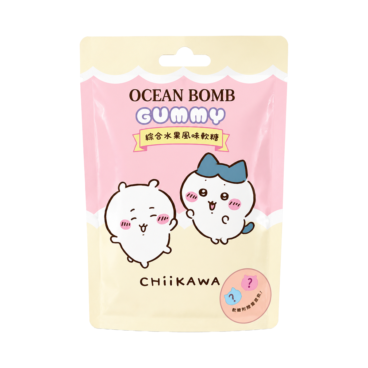 Ocean Bomb Chiikawa Assorted Fruit-Flavored Gummy (Strawberry & Grape Lactic) 30g