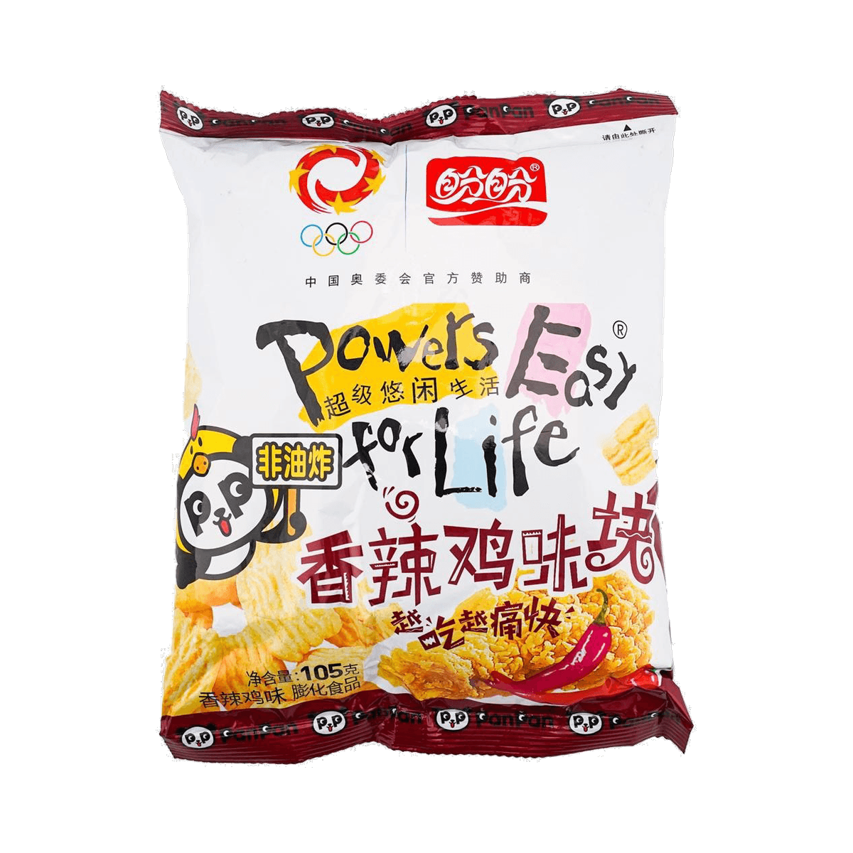 Panpan Spicy Chicken Flavor Corn Puff 105g
