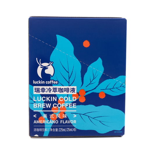LUCKIN Americano Cold Brew Coffee Liquid 25ml*9