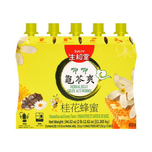 Sunity Herbal Jelly Drink Osmanthus & Honey Flavor 253g*5bags