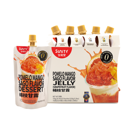 Sunity Pomelo Mango Sago Flavor Jelly (Pomelo Flavor) 150g*5bags