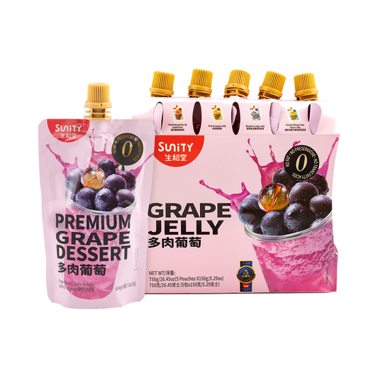 Sunity Grape Flavor Jelly 150g*5bags