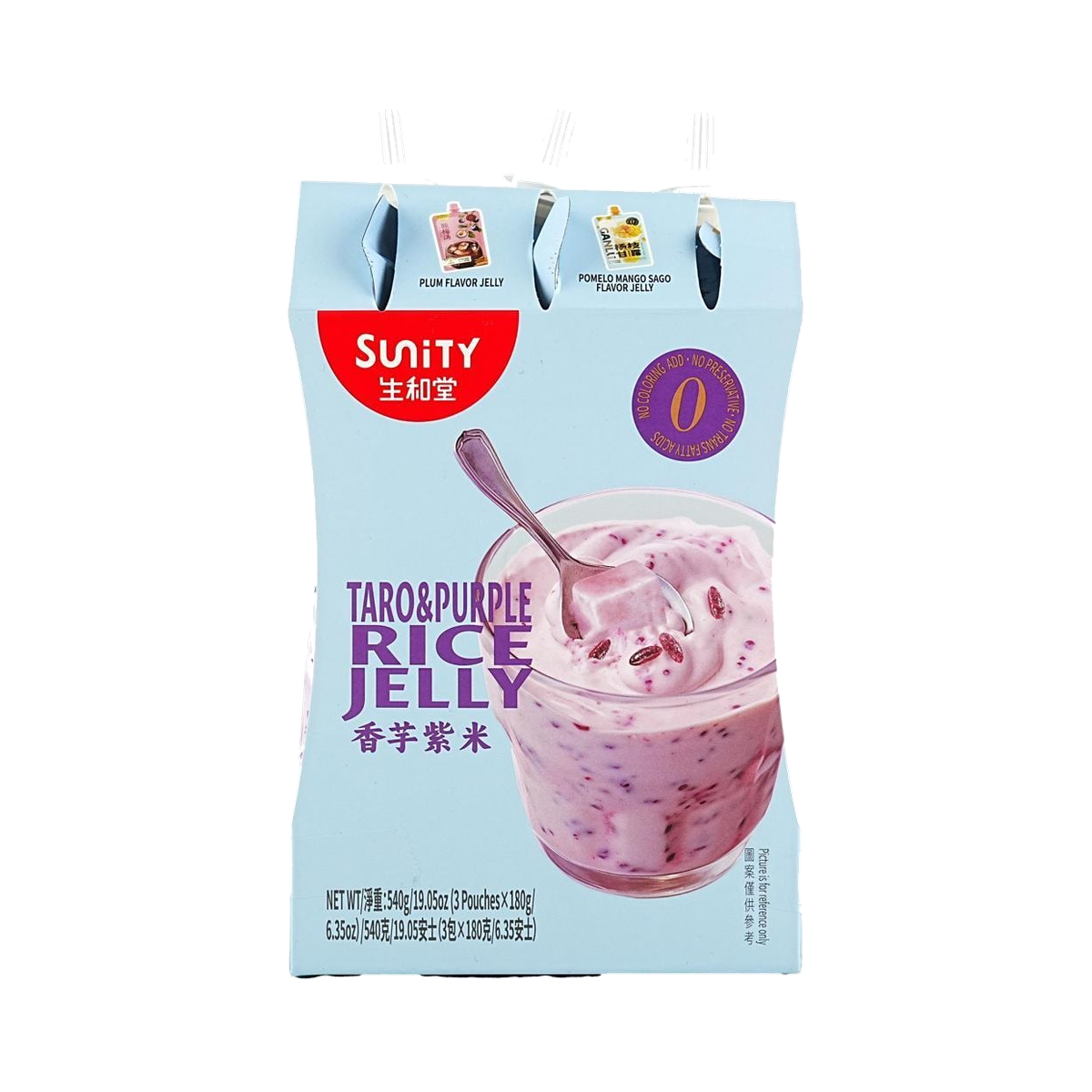 Sunity Taro & Purple Rice Jelly 180g*3bags