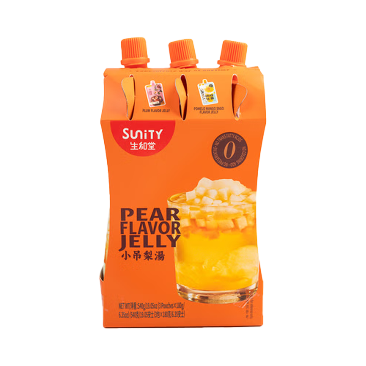 Sunity Pear Flavor Jelly 180g*3bags
