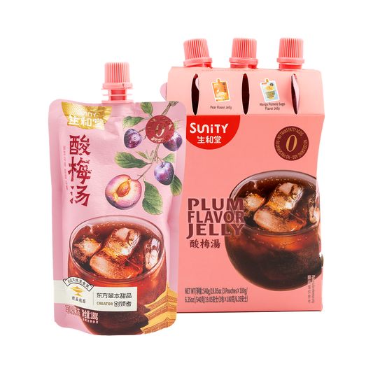 Sunity Plum Flavor Jelly 180g*3bags