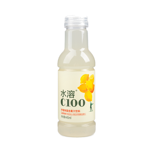 C100 Lemon Flavor Juice Water 445ml