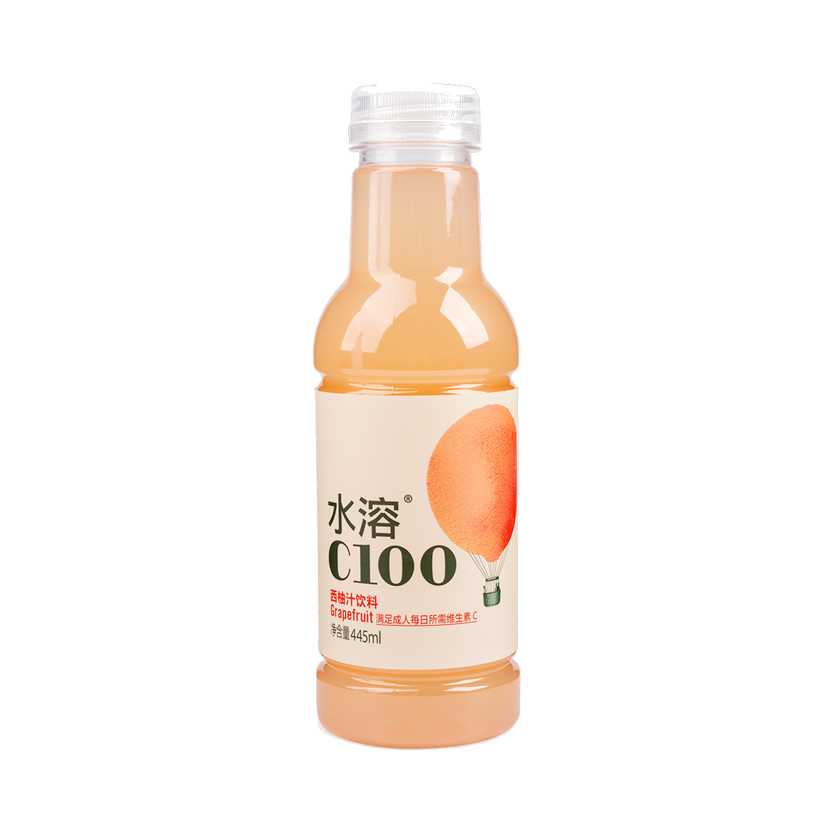C100 Grapefruit Flavor Juice Water 445ml