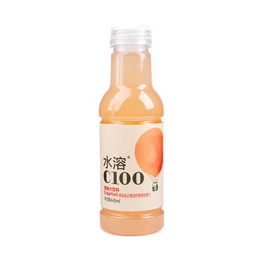 C100 Grapefruit Flavor Juice Water 445ml