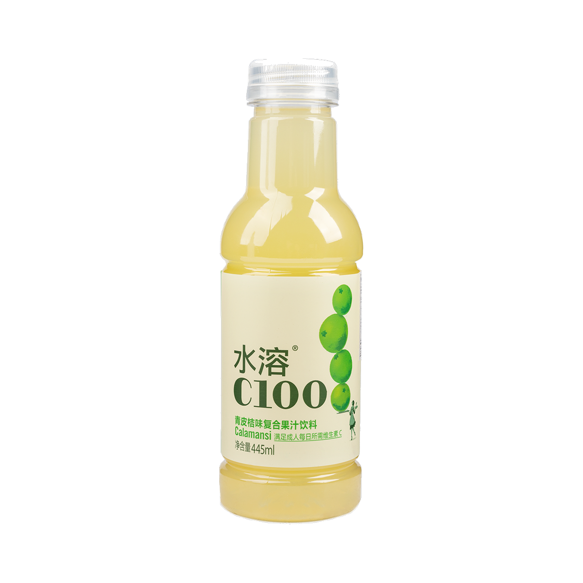 C100 Calamansi Flavor Juice Water 445ml