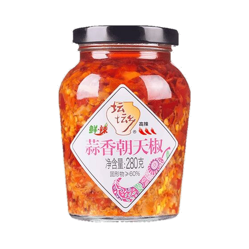 Tantanxiang Chopped Chili with Garlic 280g