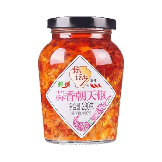 Tantanxiang Chopped Chili with Garlic 280g