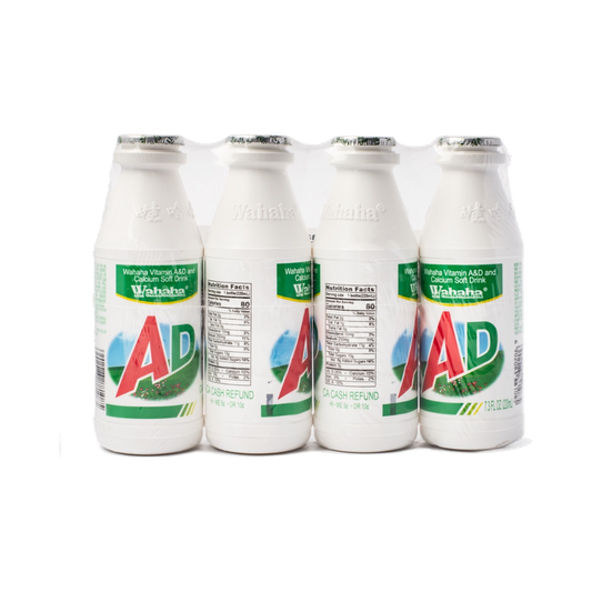 Wahaha Vitamin A&D and Calcium Soft Drink 220ml*4