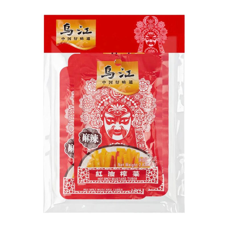 Wujiang Hot Spicy Flavor Maustard Tuber 80g*4