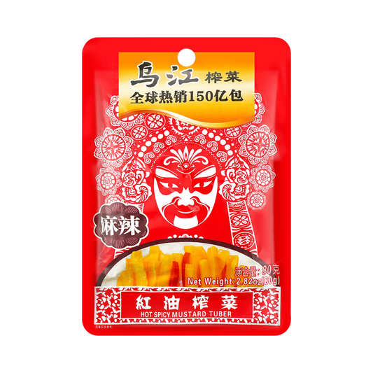 Wujiang Hot Spicy Flavor Maustard Tuber 80g