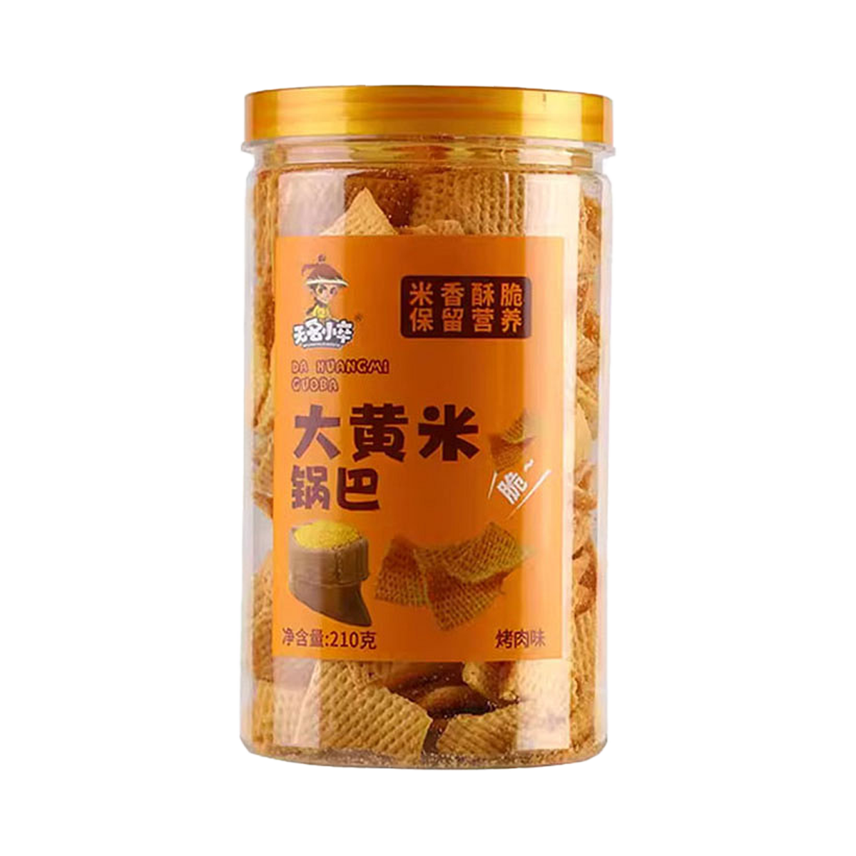 Mr. Nobody Wu Crispy Glutinous Millet Chips (Barbecue Flavor) 210g