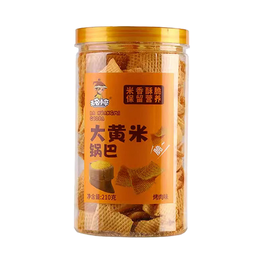 Mr. Nobody Wu Crispy Glutinous Millet Chips (Barbecue Flavor) 210g