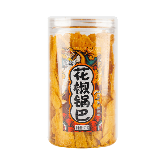 Mr. Nobody Wu Crispy Sichuan Peppercorns Rice Crust (Spicy Flavor) 210g
