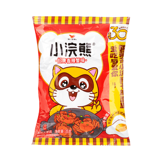 Xiaohuangxiong Fried Instant Noodle(Spicy Crab Flavor) 35g