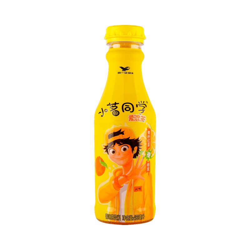 Xiaomingtongxue Orange Peel Flavor Ice Lemon Black Tea 480ml