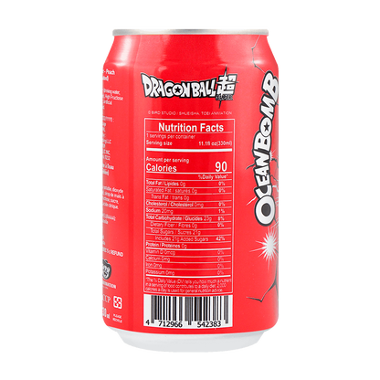 OCEAN BOMB Dragonball Peach Flavor Sparkling Water 330ml